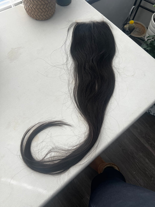 Straight RAW 30” HD  Lace Closure